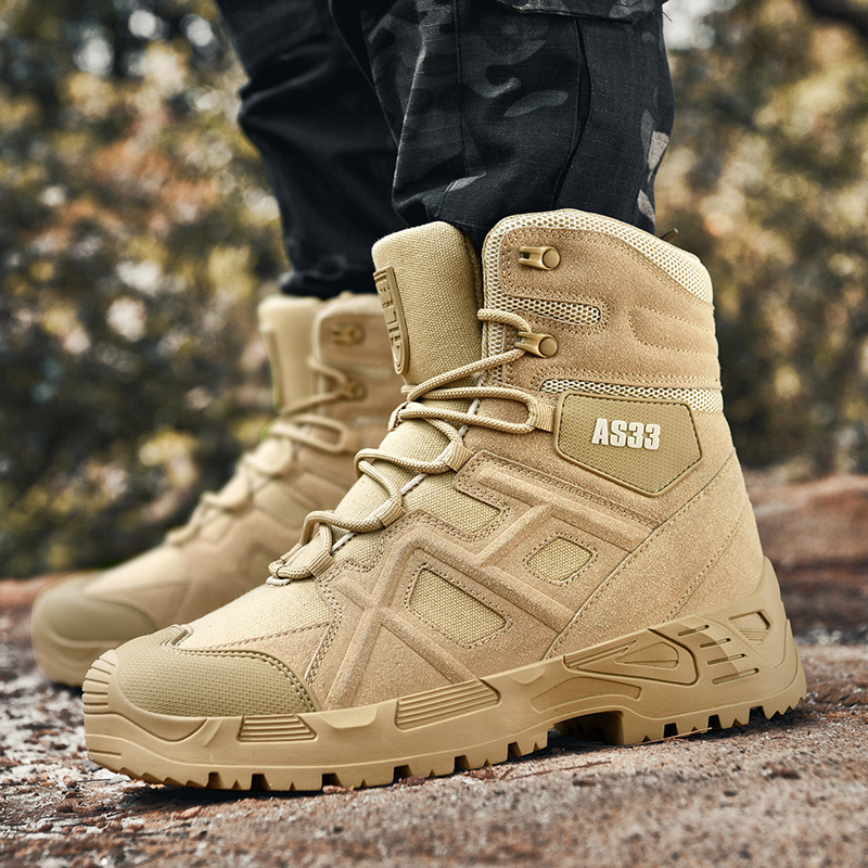 Plus Size Men's Military Boots, Outdoor Military Boots, Outdoor Running Shoes