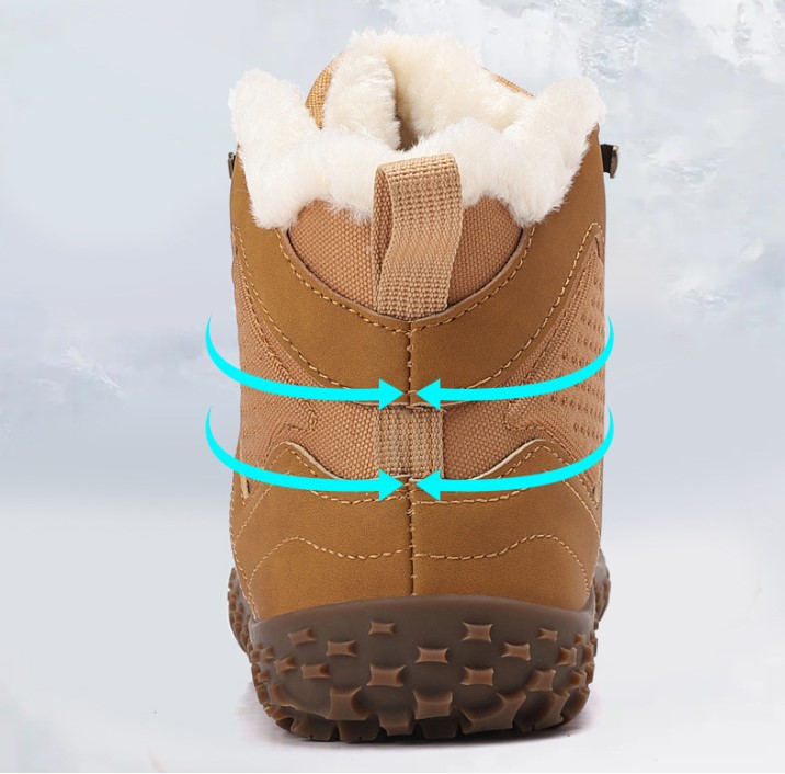 Men's Wide-Fit Casual High-Top Cotton Shoes