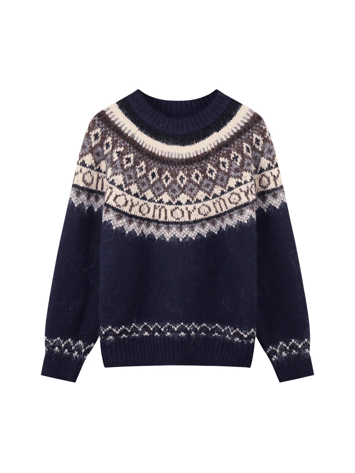 Christmas-themed soft and cozy plush knit sweater