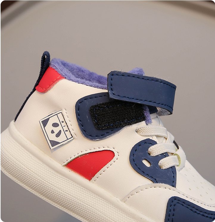 Boys' and Girls' Panda-style Warm Walking Shoes