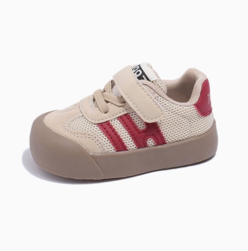 Soft-soled leather walking shoes for infants and toddlers