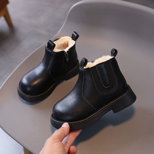 Boys' and girls' thermal-lined Martin boots
