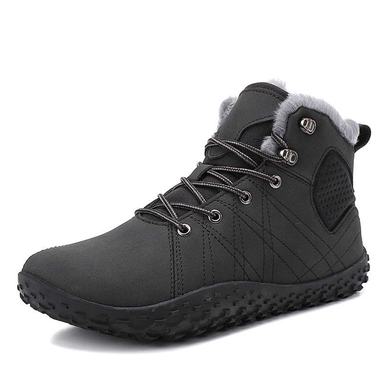 Men's Wide-Fit Casual High-Top Cotton Shoes