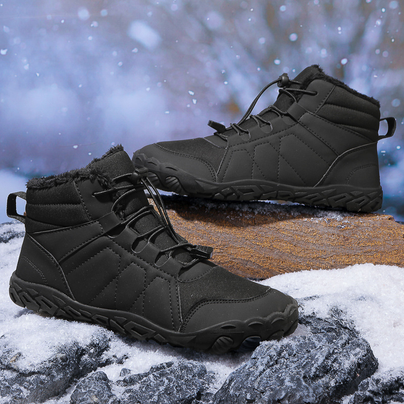 Waterproof and Cold-Resistant Barefoot Snow Boots for Men and Women