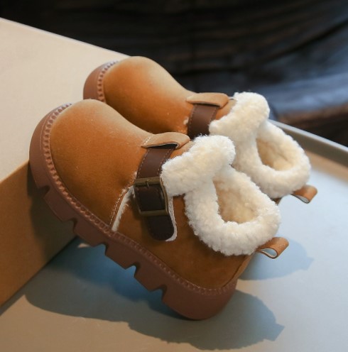 Boys' and girls' fleece-lined Birkenstock boots