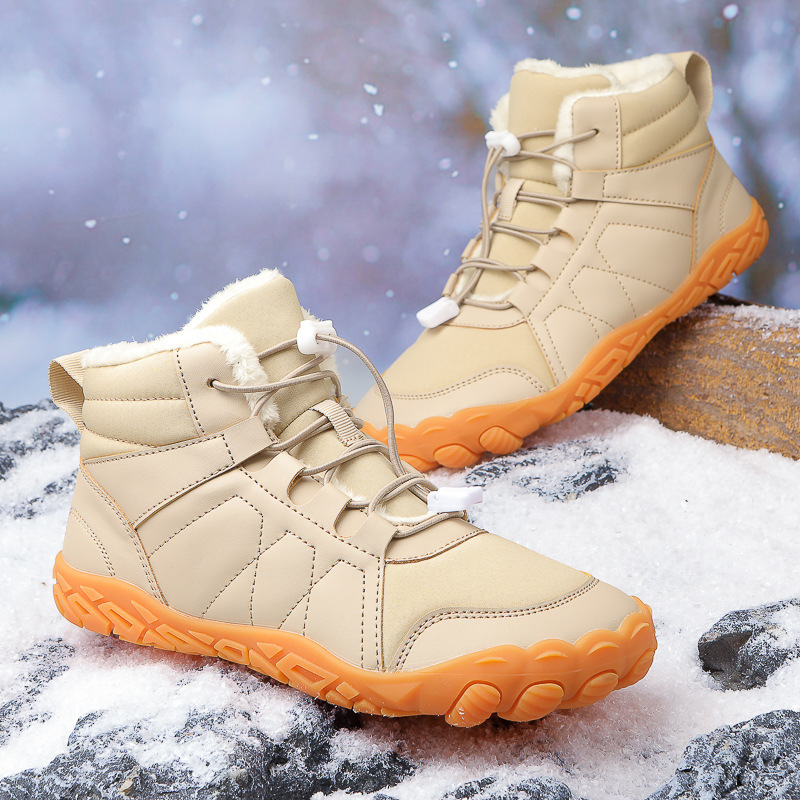 Waterproof and Cold-Resistant Barefoot Snow Boots for Men and Women