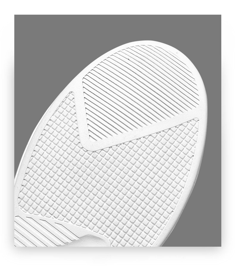 Men's Korean-style genuine leather low-top trainers