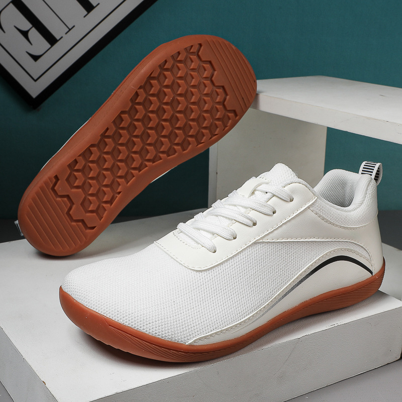 New casual flyknit upper fitness shoes