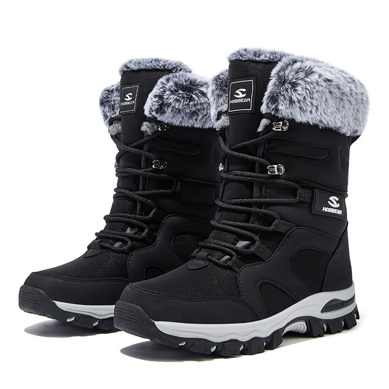 Adult snow boots winter men and women plush warm boots