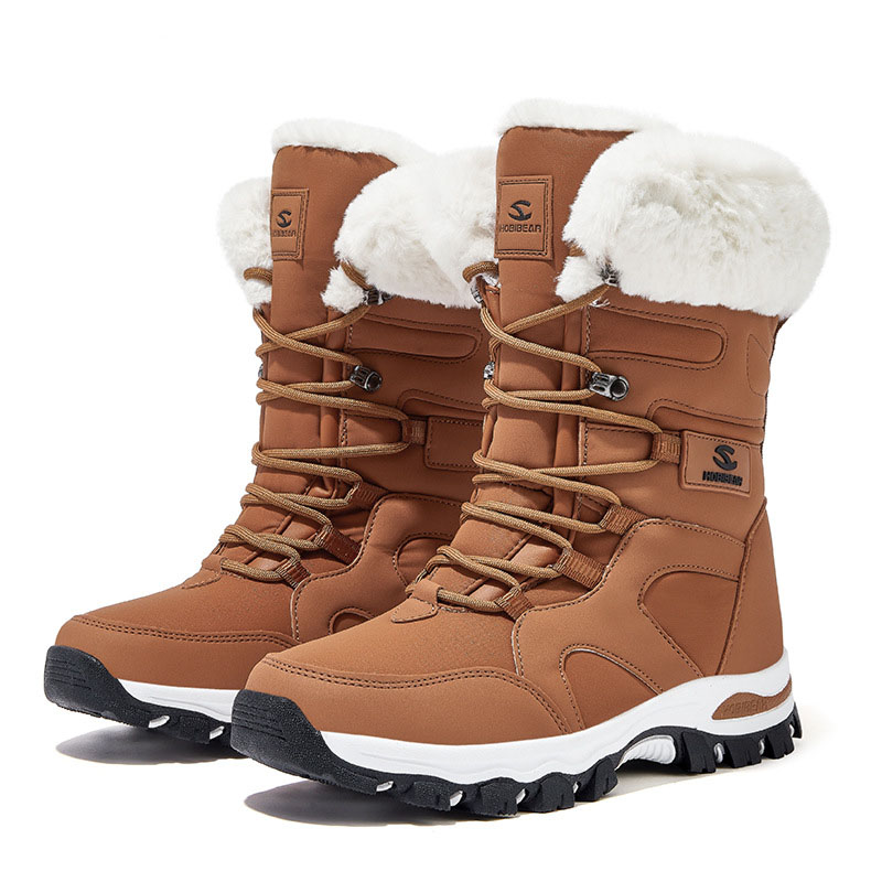 Adult snow boots winter men and women plush warm boots