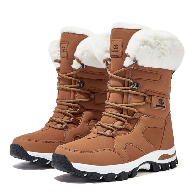 Adult snow boots winter men and women plush warm boots
