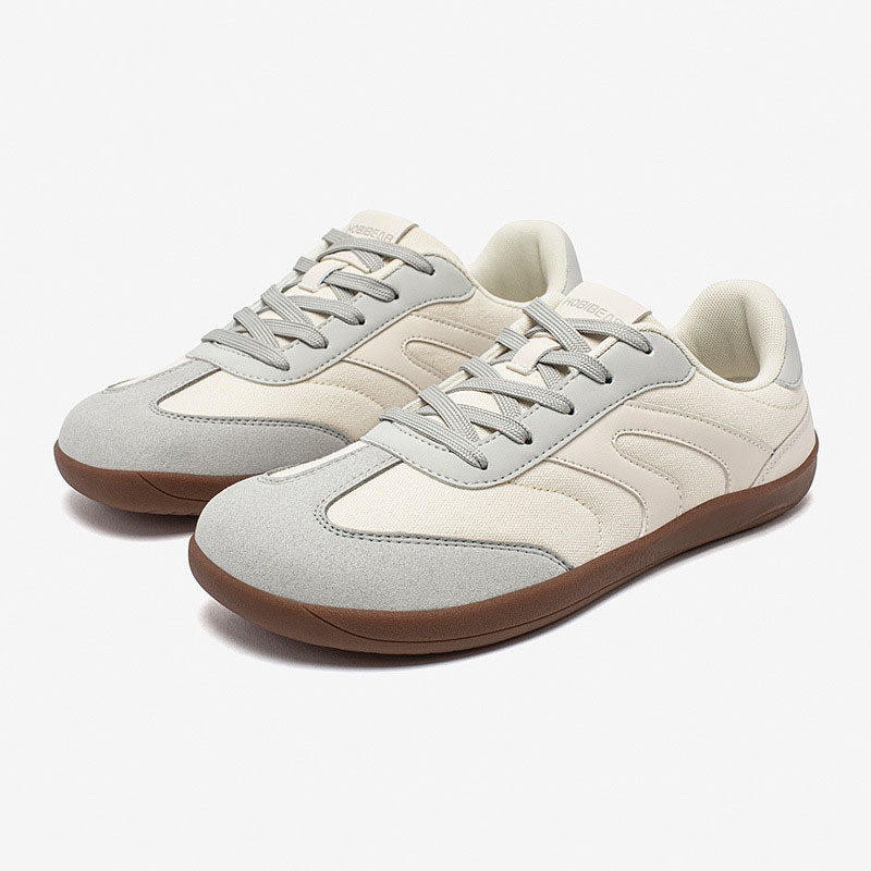 HOBIBEAR Wide Toe Argyle Casual Men's Shoes