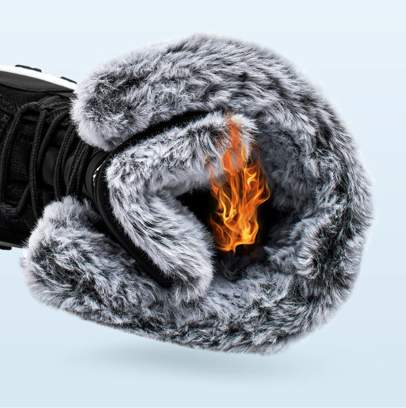 Winter snow boots men and women long plush cotton boots