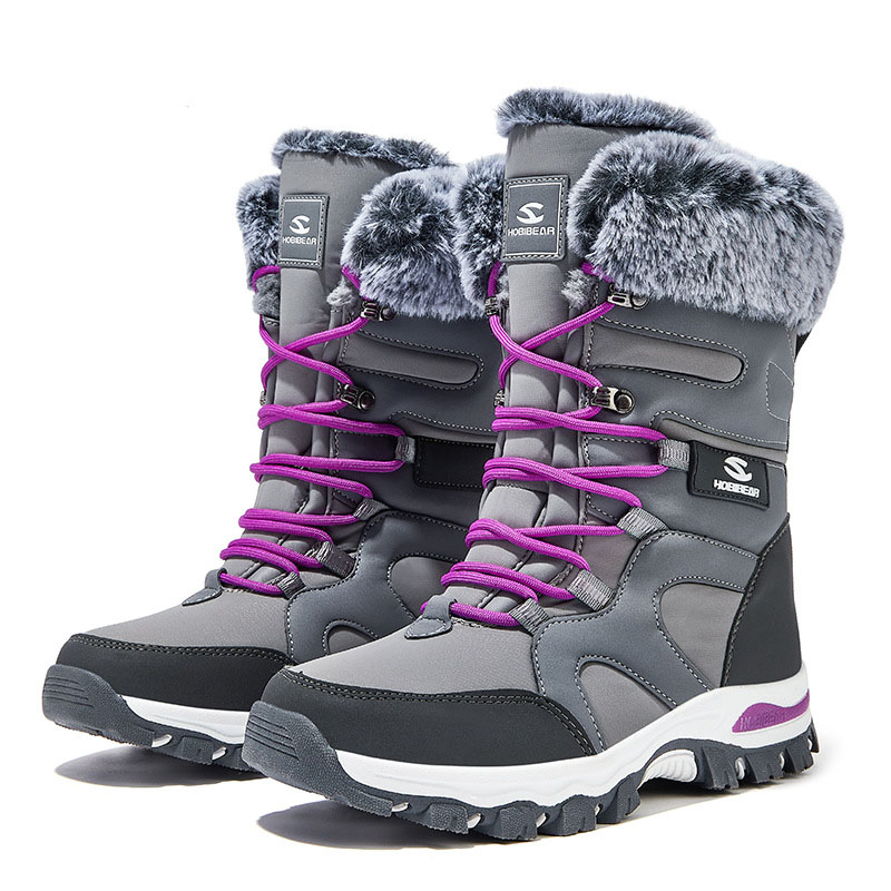 Adult snow boots winter men and women plush warm boots