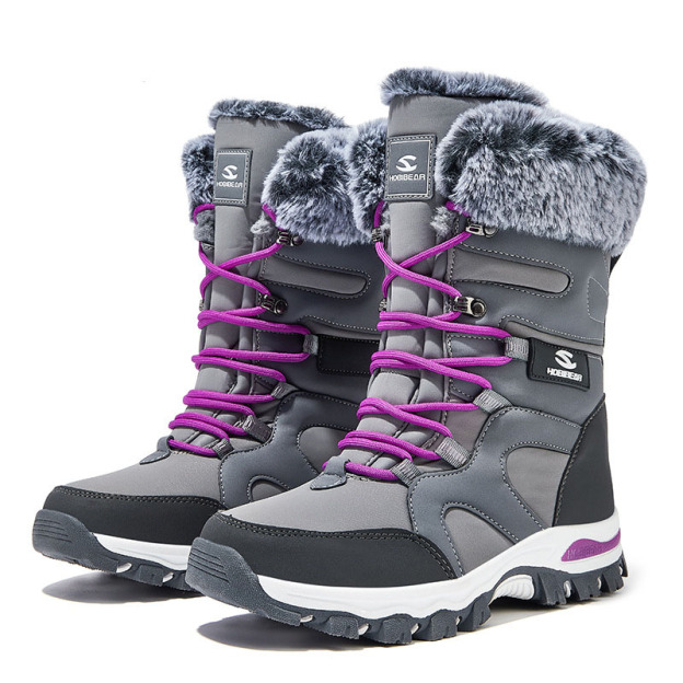 Adult snow boots winter men and women plush warm boots