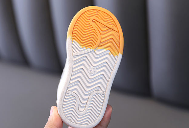 Fleece-lined soft-soled leather baby girl's walking shoes