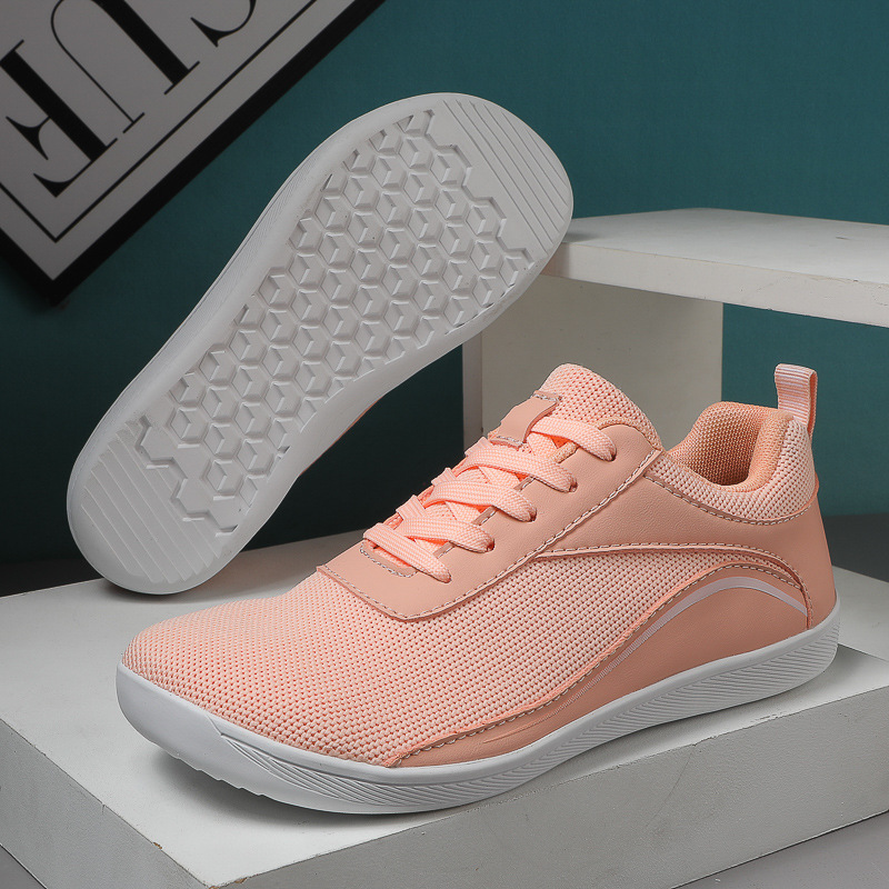 New casual flyknit upper fitness shoes