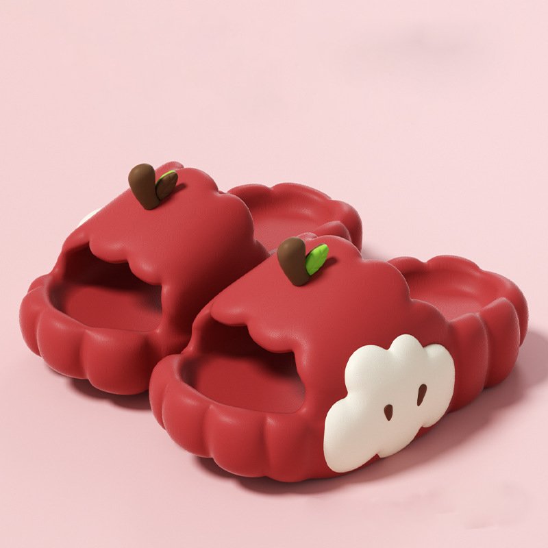 Summer Little Apple Cute Women's Slippers