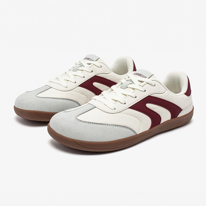 HOBIBEAR Wide Toe Argyle Casual Men's Shoes