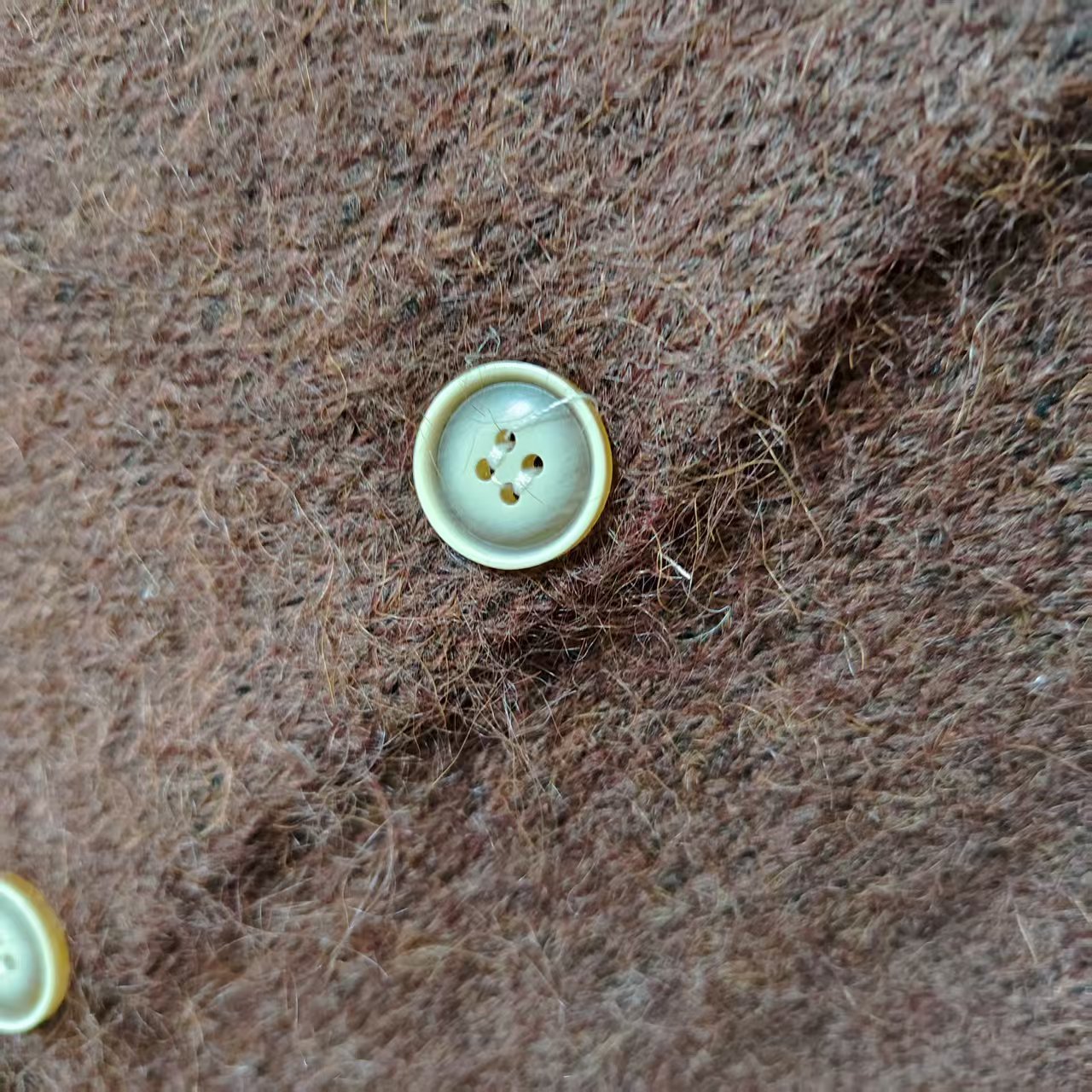 Retro Jacquard Literary-Style Oversized Knit Cardigan