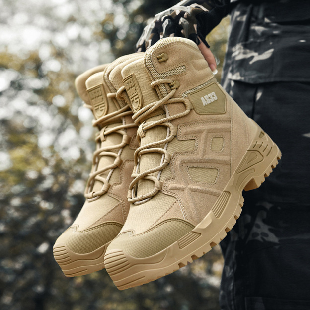 Plus Size Men's Military Boots, Outdoor Military Boots, Outdoor Running Shoes