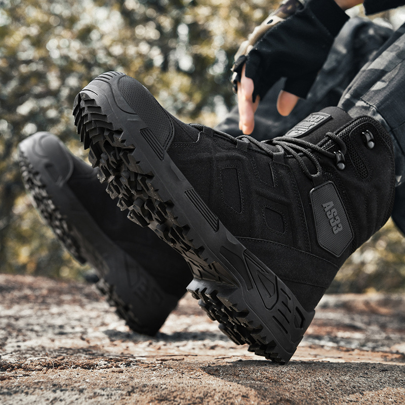 Plus Size Men's Military Boots, Outdoor Military Boots, Outdoor Running Shoes