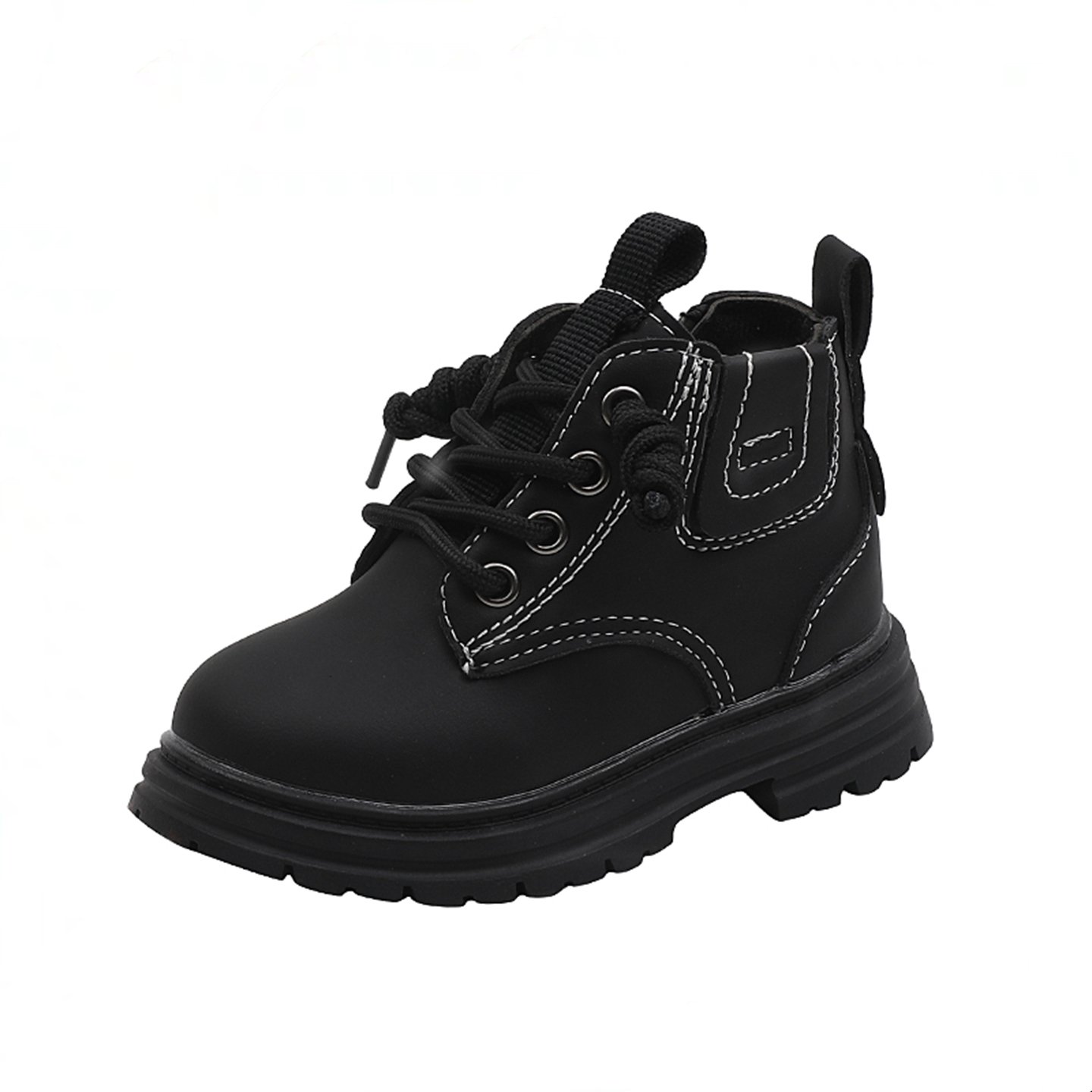 Boys' and girls' fleece-lined Martin boots
