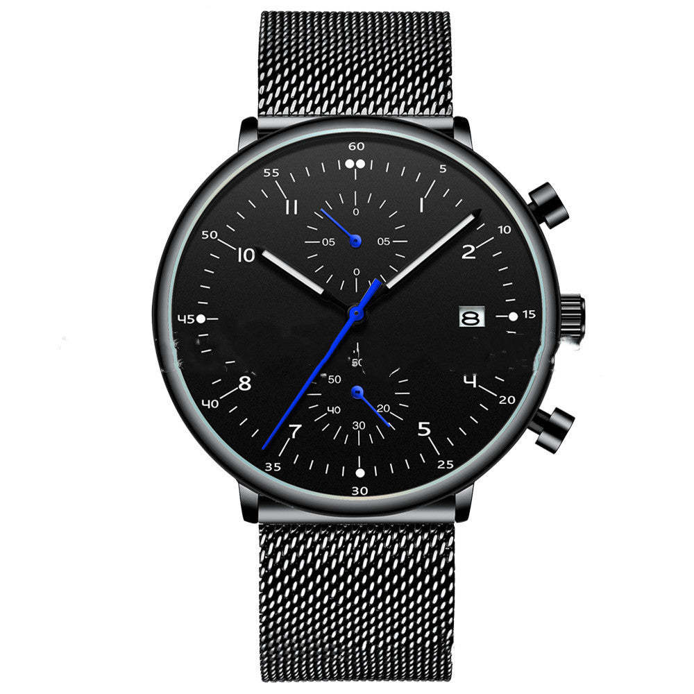 Mens Watch  Stainless Steel WristWatch