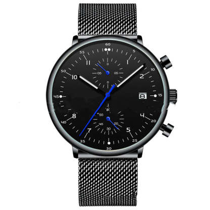 Mens Watch  Stainless Steel WristWatch