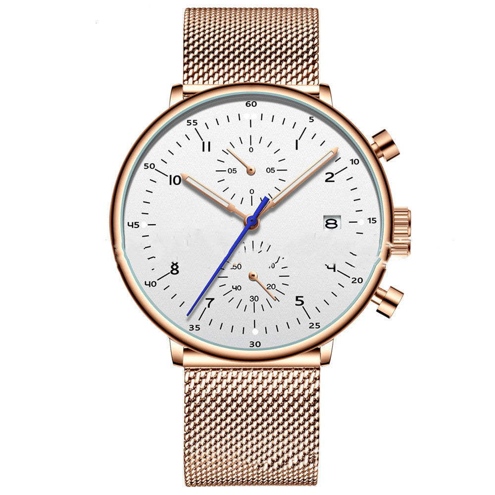 Mens Watch  Stainless Steel WristWatch