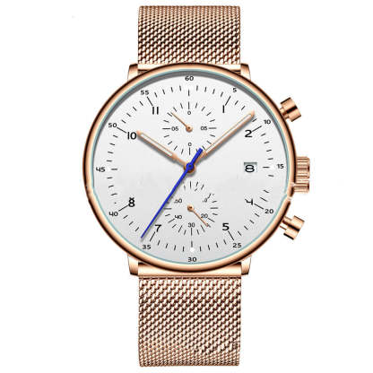 Mens Watch  Stainless Steel WristWatch