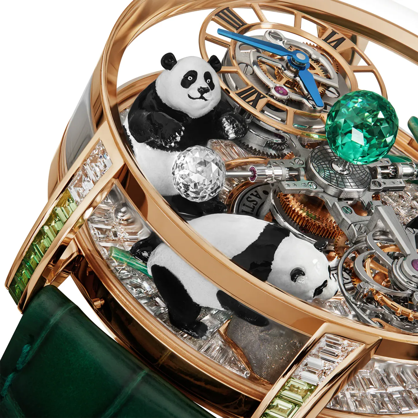 Astronomia Tourbillon Static “Metiers D’Art�?Pandas AT814.40.AA.AA.ABALA