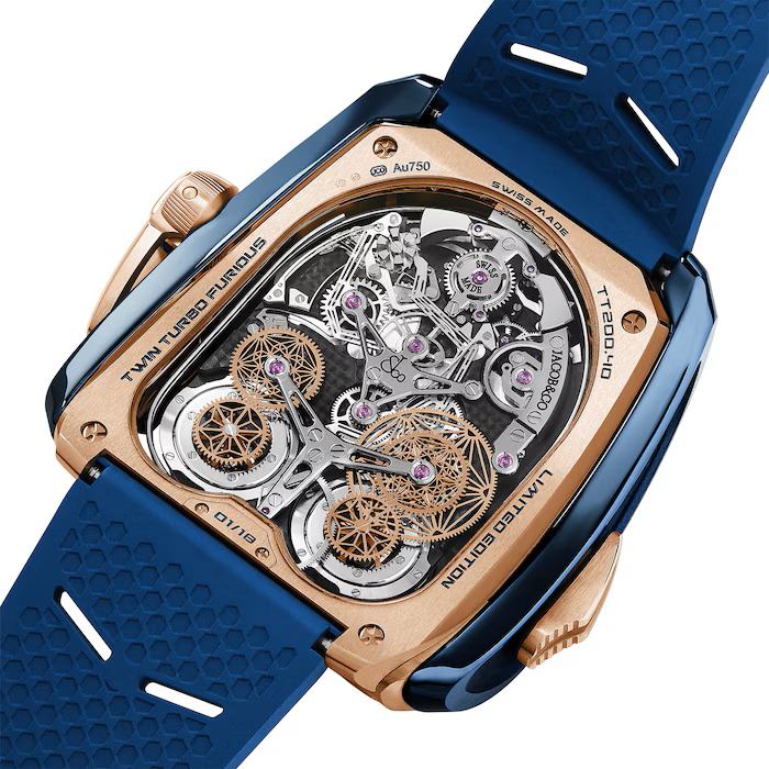 Twin Turbo Furious Twin Triple Axis Sequential High-Speed Tourbillon Minute Repeater And Mono-Pusher Chronograph TT200.40.BC.AC.A