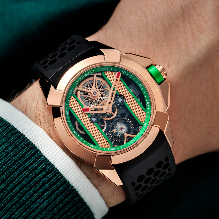 Epic X Rose Gold - Green Inner Ring EX120.43.AC.AC.ABRUA