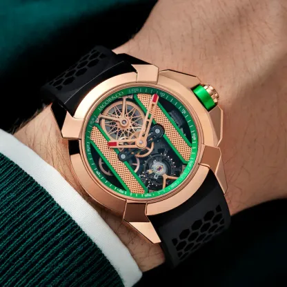 Epic X Rose Gold - Green Inner Ring EX120.43.AC.AC.ABRUA