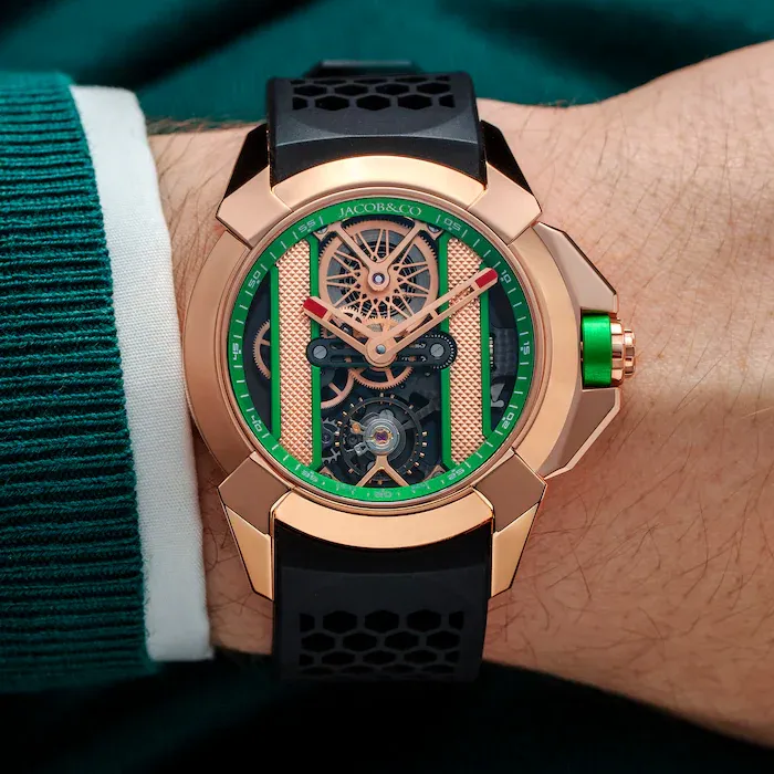 Epic X Rose Gold - Green Inner Ring EX120.43.AC.AC.ABRUA
