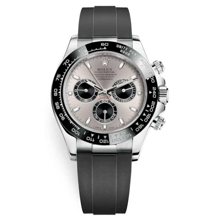 White Gold Steel Dial Oysterflex Strap 116519ln-0027