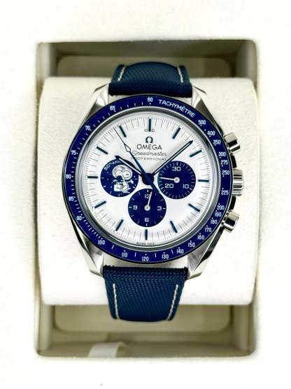 NEW 2024 Omthtega Speedmaster Silver Snoopy Award 310.32.42.50.02.001
