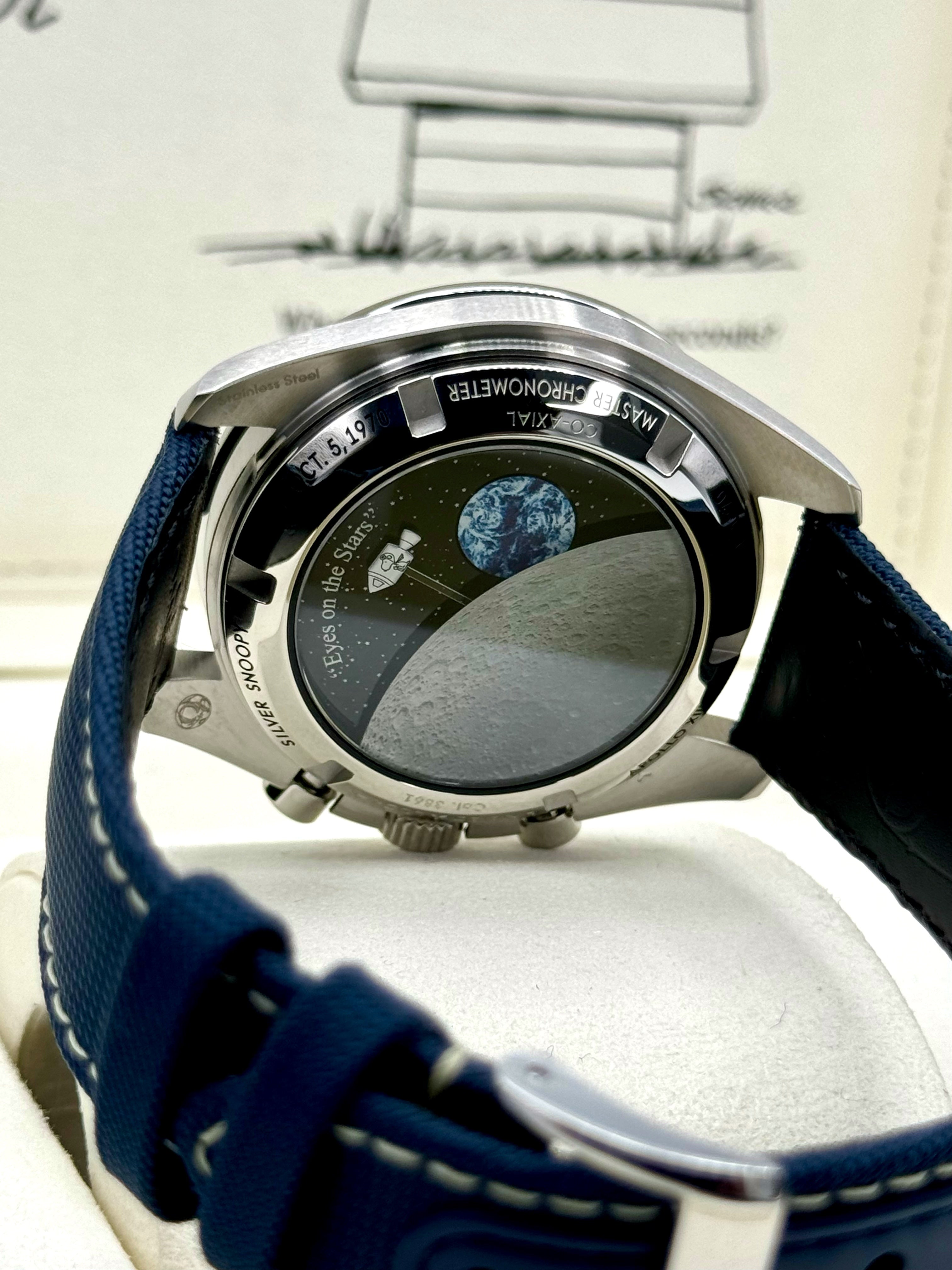 NEW 2024 Omthtega Speedmaster Silver Snoopy Award 310.32.42.50.02.001