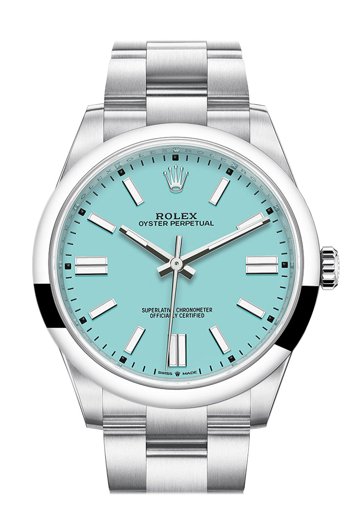 Oyster Perpetual 41 Turquoise Dial Oyster Bracelet Watch 124300