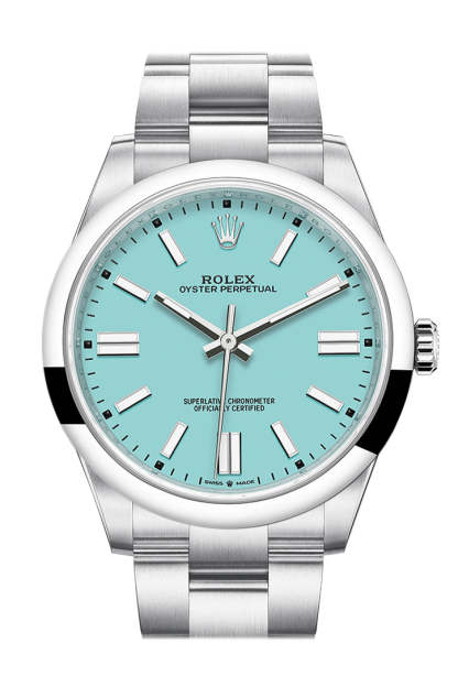 Oyster Perpetual 41 Turquoise Dial Oyster Bracelet Watch 124300