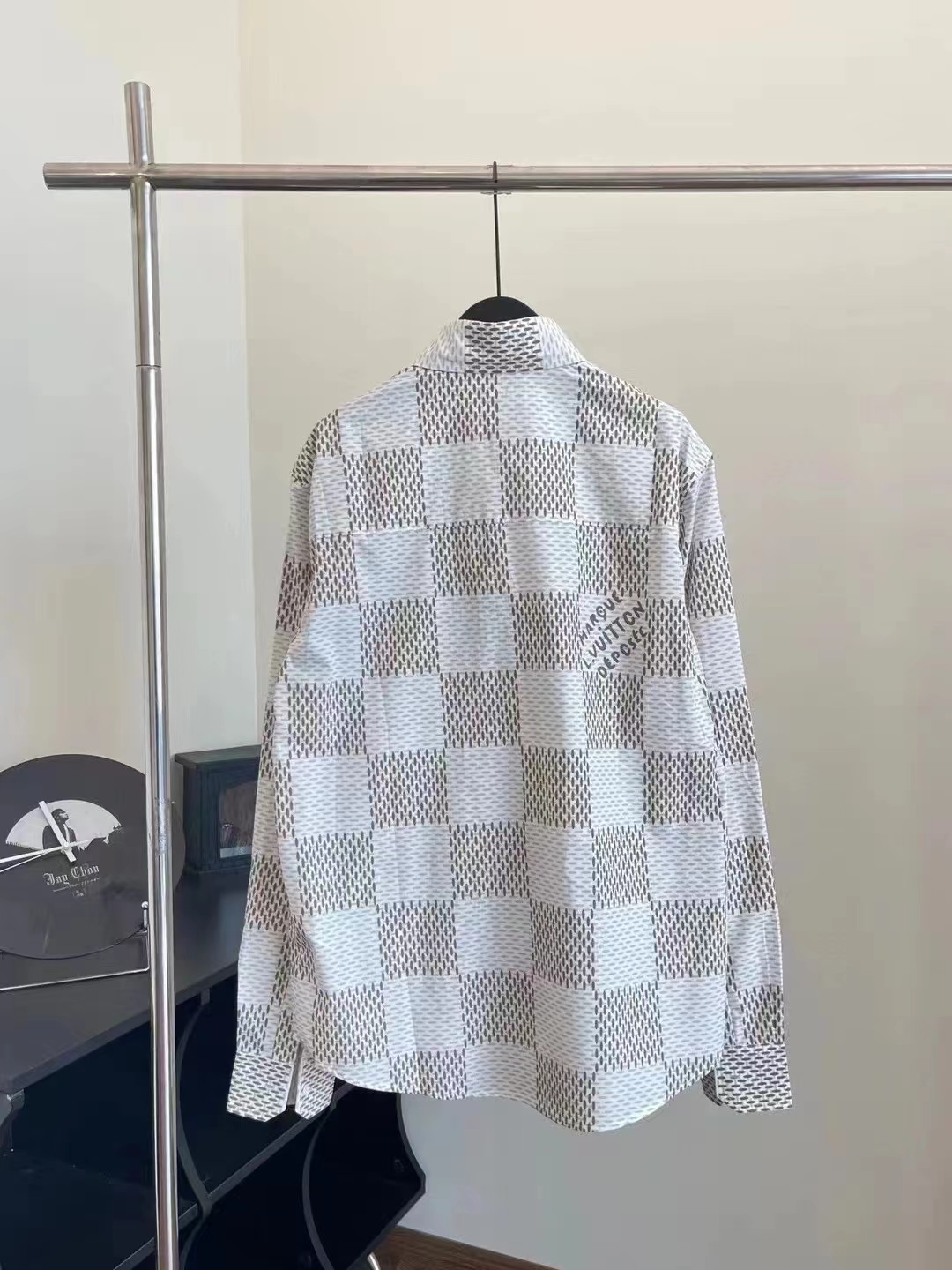 24fw mosaic checkerboard shirt