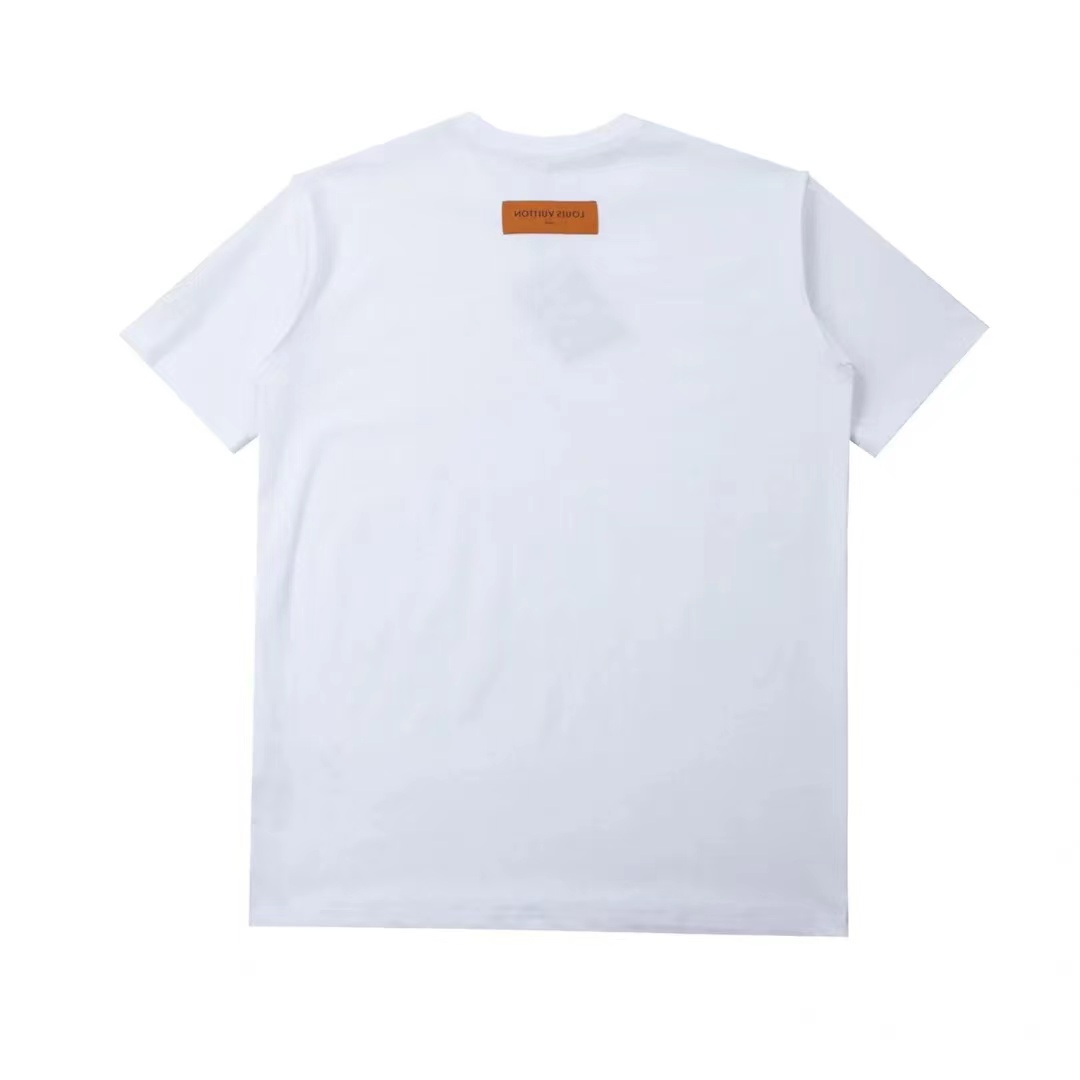 24ss Trendy shoe lettered half-sleeve T-shirt