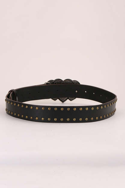 Personalized Rivet Pu Leather Fashion Belt-consonak