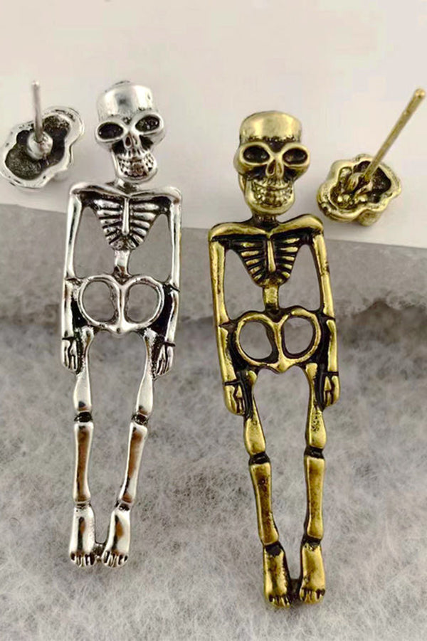 Halloween Skeleton Vintage Earrings-consonak