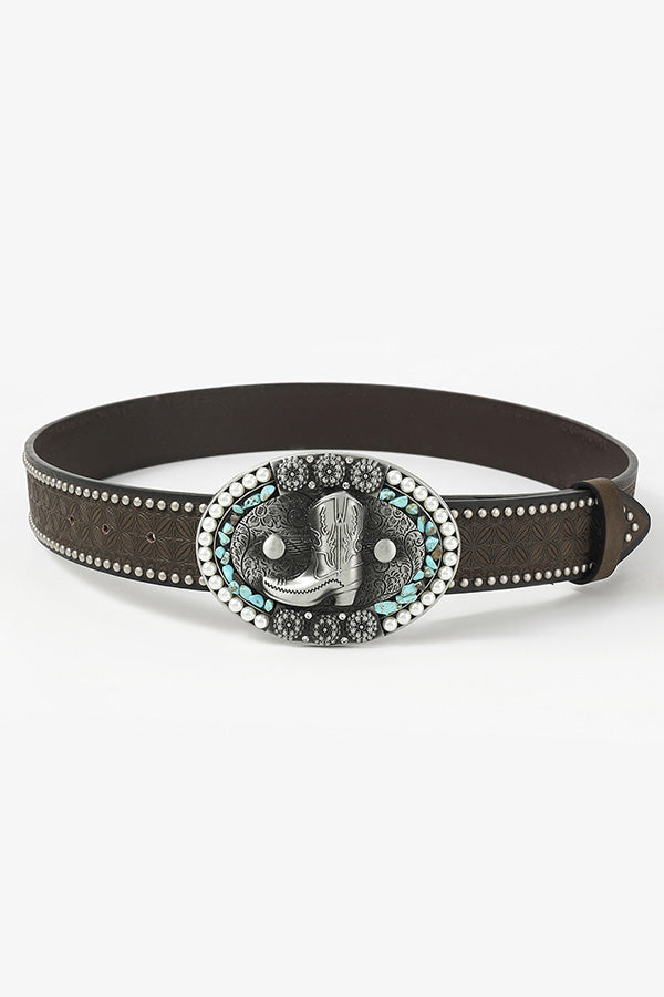 Retro Western Cowboy Style Waist Belt-consonak