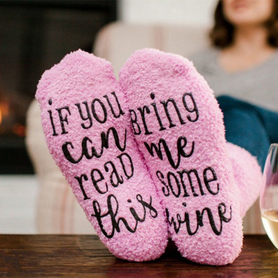 Bring Me Some Wine Socks-consonak