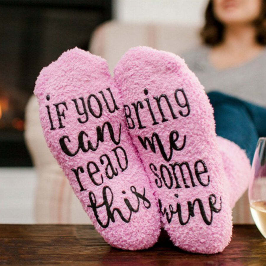 Bring Me Some Wine Socks-consonak