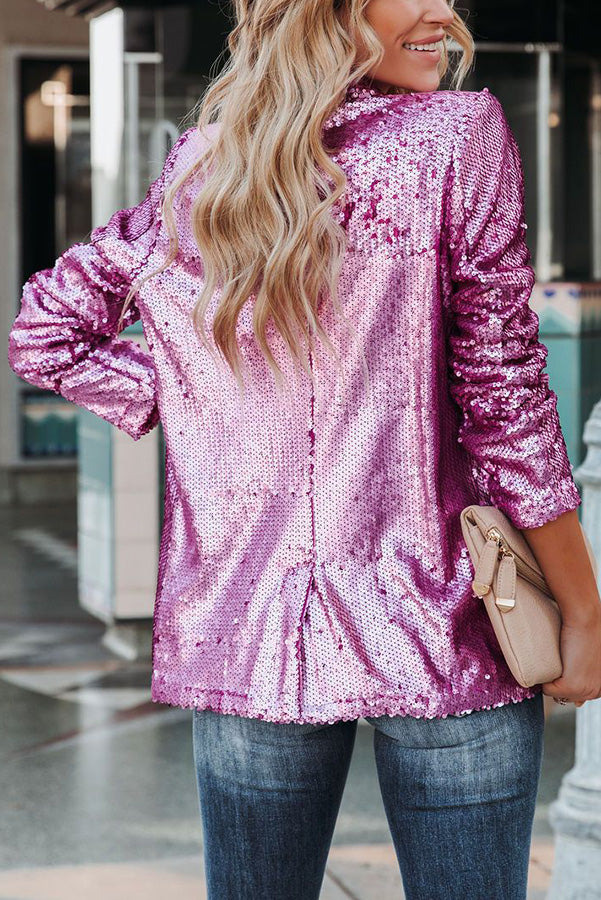 Sights Set on You Sequin Blazer-consonak