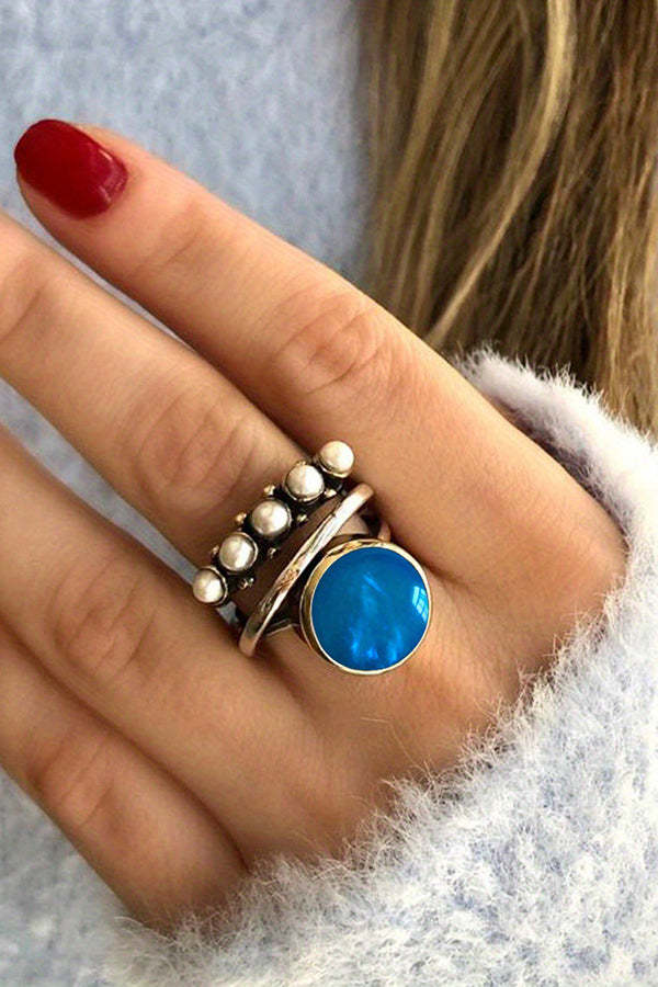 Vintage Pearl Open Ring-consonak